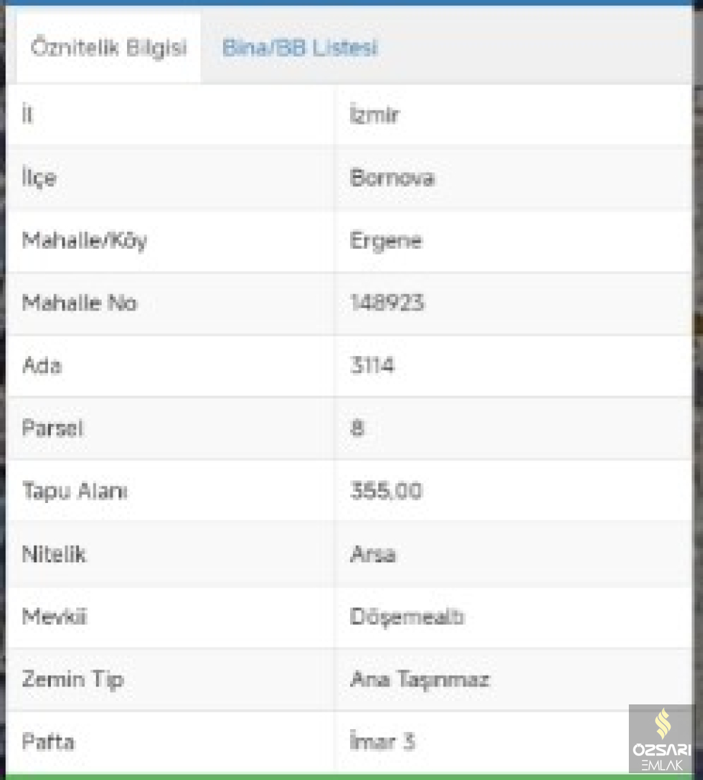 Bornova Kızılay mah.  Satılık Arsa