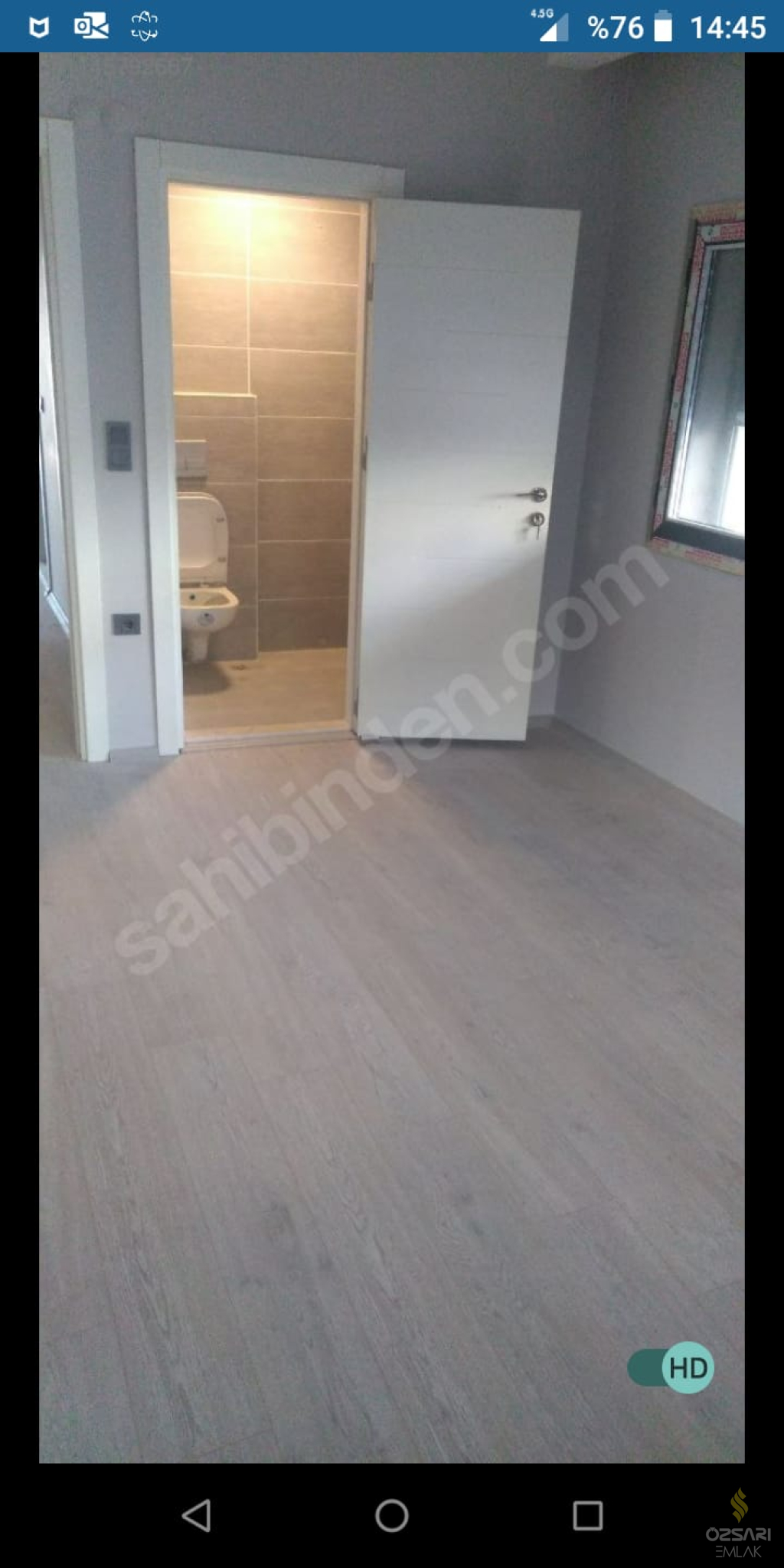 Bornova İnönü mah. 2+1 doğalgazlı klimalı,Deniz ve Bahçe manzaralı kiralık Daire