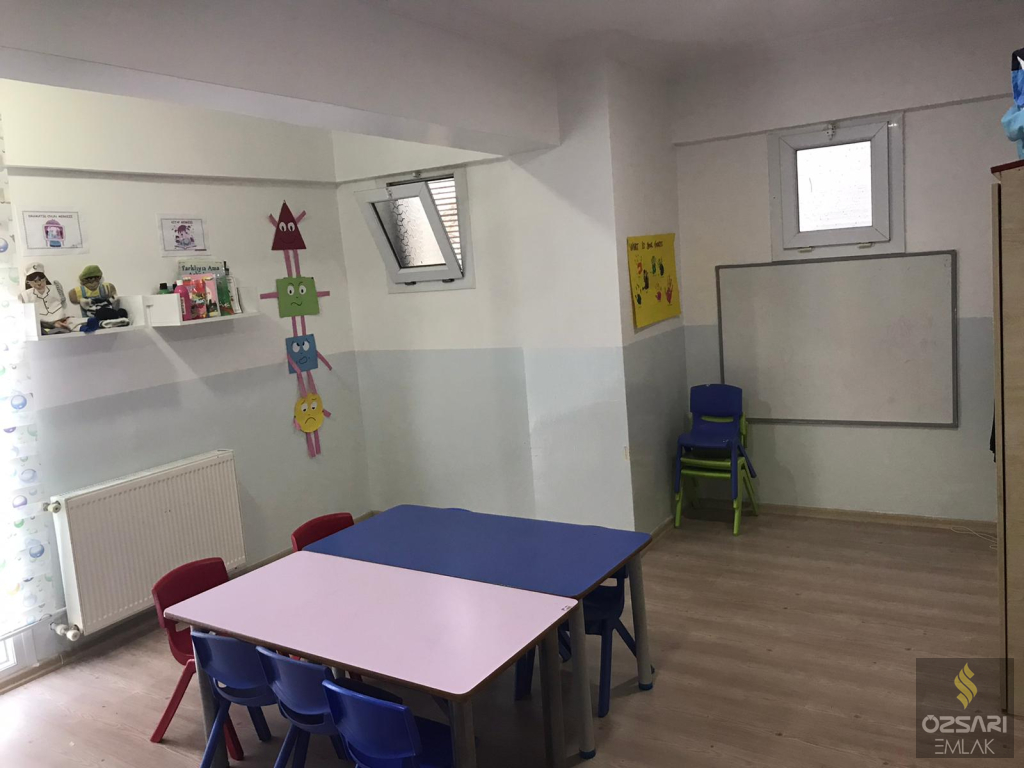 "KAZANÇLI İŞ FIRSATI ! SATILIK TAM DONANIMLI, KİRACILI ANAOKULU RUHSATLI İŞYERİ"