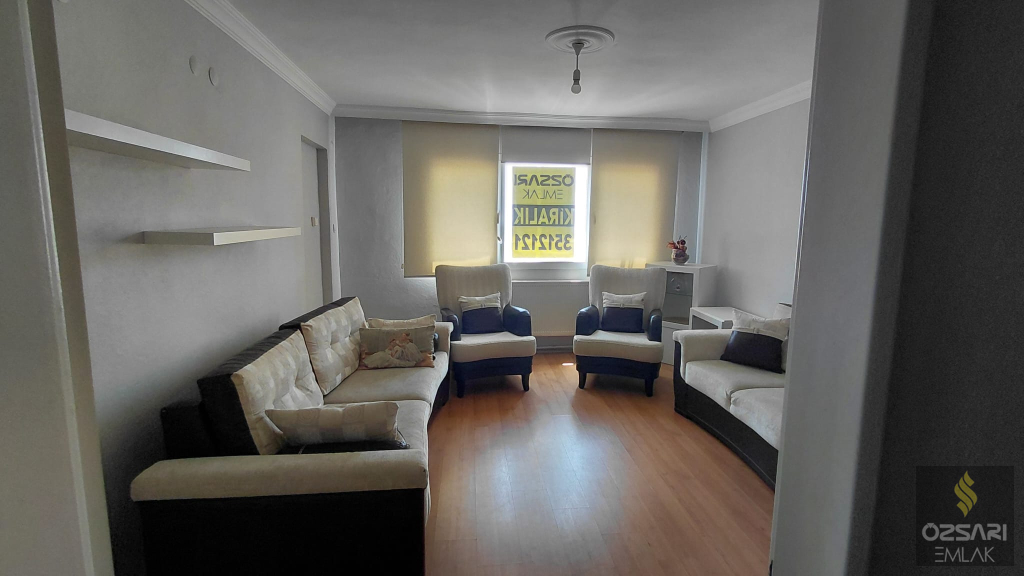 EVKA 4 FULL EŞYALI GÜNEY CEPHE DOĞALGAZLI KİRALIK DAİRE